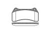 REMSA 089500 Brake Pad Set, disc brake