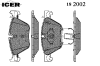 ICER 182002 Brake Pad Set, disc brake