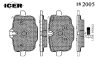 ICER 182005 Brake Pad Set, disc brake