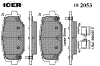 ICER 182053 Brake Pad Set, disc brake