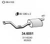 ASSO 346051 Middle Silencer