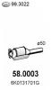 ASSO 58.0003 (580003) Catalytic Converter
