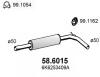 ASSO 586015 Front Silencer
