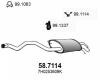 ASSO 58.7114 (587114) End Silencer
