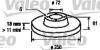VALEO 186205 Brake Disc