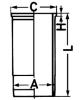 KOLBENSCHMIDT 89856110 Cylinder Sleeve