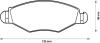 BENDIX 573051B Brake Pad Set, disc brake