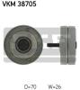 SKF VKM38705 Deflection/Guide Pulley, v-ribbed belt
