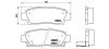 BREMBO P83111 Brake Pad Set, disc brake