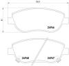 MINTEX MDB3052 Brake Pad Set, disc brake
