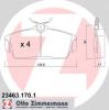 ZIMMERMANN 23463.170.1 (234631701) Brake Pad Set, disc brake