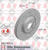 ZIMMERMANN 610.3707.52 (610370752) Brake Disc