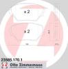 ZIMMERMANN 23585.170.1 (235851701) Brake Pad Set, disc brake