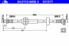 ATE 24.5112-0492.3 (24511204923) Brake Hose