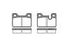 ROADHOUSE 211300 Brake Pad Set, disc brake