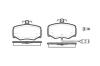 ROADHOUSE 224602 Brake Pad Set, disc brake