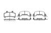 ROADHOUSE 252602 Brake Pad Set, disc brake