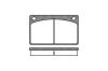 REMSA 004200 Brake Pad Set, disc brake