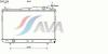 AVA QUALITY COOLING DW2136 Radiator, engine cooling