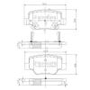NIPPARTS N3612040 Brake Pad Set, disc brake