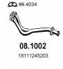 ASSO 08.1002 (081002) Exhaust Pipe