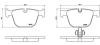 BREMBO P06053 Brake Pad Set, disc brake