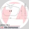 ZIMMERMANN 21173.170.1 (211731701) Brake Pad Set, disc brake
