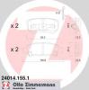 ZIMMERMANN 24014.155.1 (240141551) Brake Pad Set, disc brake