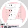ZIMMERMANN 24498.155.1 (244981551) Brake Pad Set, disc brake