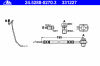 ATE 24.5288-0270.3 (24528802703) Brake Hose