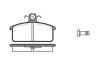 ROADHOUSE 212800 Brake Pad Set, disc brake