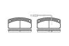 REMSA 0725.02 (072502) Brake Pad Set, disc brake