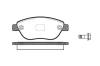 REMSA 0859.10 (085910) Brake Pad Set, disc brake