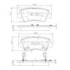 NIPPARTS N3610519 Brake Pad Set, disc brake