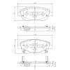 NIPPARTS N3602135 Brake Pad Set, disc brake