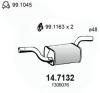 ASSO 14.7132 (147132) End Silencer