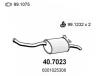 ASSO 40.7023 (407023) End Silencer