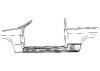 VAN WEZEL 1854101 Foot Board, door sill