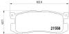 TEXTAR 2155801 Brake Pad Set, disc brake