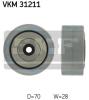 SKF VKM31211 Deflection/Guide Pulley, v-ribbed belt