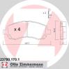ZIMMERMANN 23780.170.1 (237801701) Brake Pad Set, disc brake