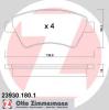 ZIMMERMANN 23930.180.1 (239301801) Brake Pad Set, disc brake