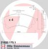 ZIMMERMANN 21920.175.1 (219201751) Brake Pad Set, disc brake
