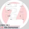 ZIMMERMANN 21875.155.1 (218751551) Brake Pad Set, disc brake