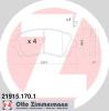 ZIMMERMANN 219151701 Brake Pad Set, disc brake