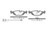 ROADHOUSE 215512 Brake Pad Set, disc brake