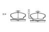 ROADHOUSE 225201 Brake Pad Set, disc brake