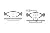 ROADHOUSE 228102 Brake Pad Set, disc brake