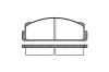REMSA 002200 Brake Pad Set, disc brake