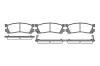 REMSA 024802 Brake Pad Set, disc brake